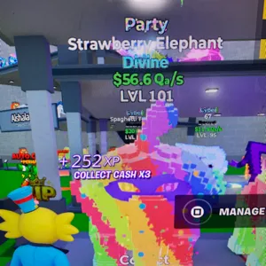 Party Stawbery elephant