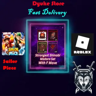 Strongest Shinobi SET + F MOVE | Sailor Piece