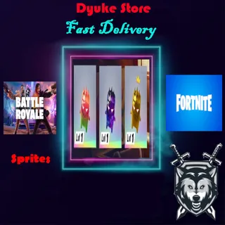 Boss Sprite Gold / Gummy / Galaxy | Battle Royale Fortnite