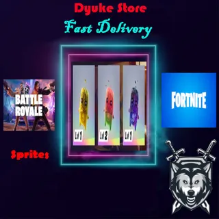 Earth Sprite Gold / Gummy / Galaxy | Battle Royale Fortnite