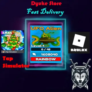 5x Rainbow  UFO Alien | Tap Simulator