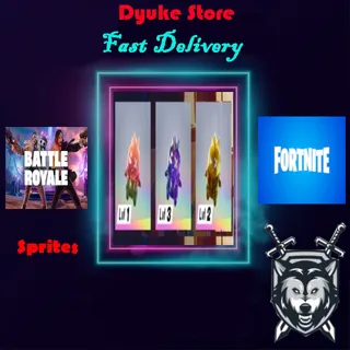 Punk Sprite Gold / Gummy / Galaxy | Battle Royale Fortnite