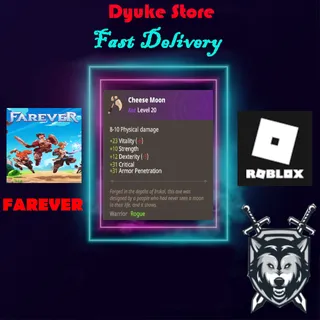 Cheese Moon Epic Level 20 (NA Server)| FarEver