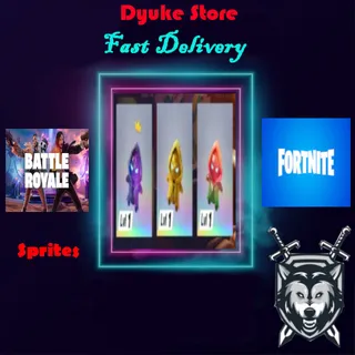 Aura Sprite Gold / Gummy / Galaxy | Battle Royale Fortnite