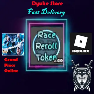 500x Race Reroll Token| GPO