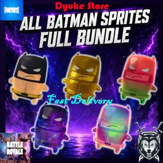 All Batman Sprite Mastered | Fortnite Battle Royale