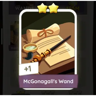 MCGonagall's Wand | Monopoly Go!