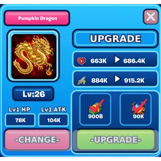 Golden Pumpkin Dragon | Grow The Brainrot