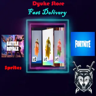 Fishy Sprite Normal / Gold / Gummy | Battle Royale Fortnite