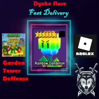 Rainbow Dandelion | Garden Tower Defense