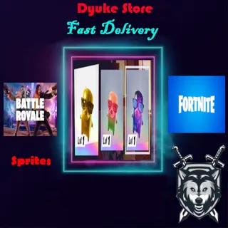 Duck Sprite Gold / Gummy / Galaxy | Battle Royale Fortnite
