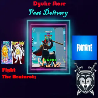 4250 Damage Deardeer Boss | Fight The Brainrots Fortnite