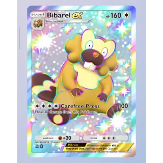 Bibarel Ex Shiny Rare | Pokemon TCG Pocket