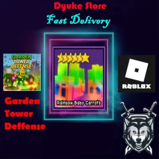 Rainbow Baby Carrots | Garden Tower Defense