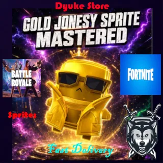 Mastered Lvl 5 Gold Jonesy Sprite | Fortnite Battle Royale