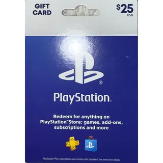 *INSTANT* $25.00 USD PlayStation Store