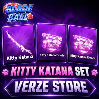 Kitty Katana Set | Blade Ball