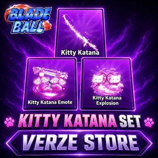 Kitty Katana Set | Blade Ball