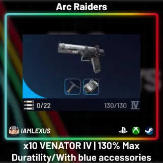 x10 Venator IV Full Attachment 130% - Arc Raiders