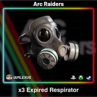 x3 Expired Respirator