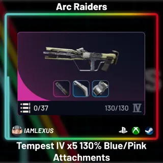 Tempest IV x5 Full Attachment - Arc Raiders 