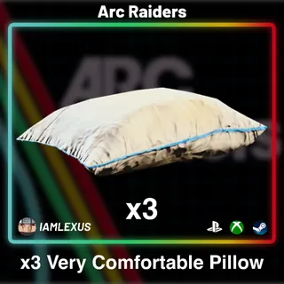 x3 Very Comfortable Pillow