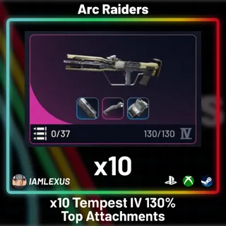 10x Tempest IV With Compensator III + Horizontal Grip + Extended Medium Mag III