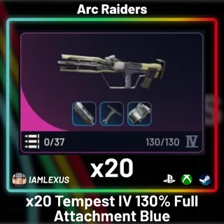 Tempest IV x20 Full Attachment - Arc Raiders 
