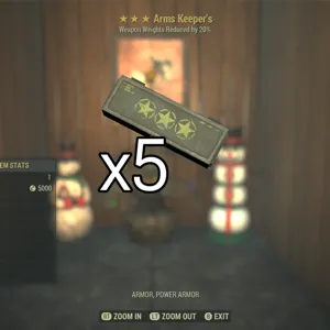 Arms keeper’s mods (x5)