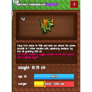 titanic Dilophosaurus 