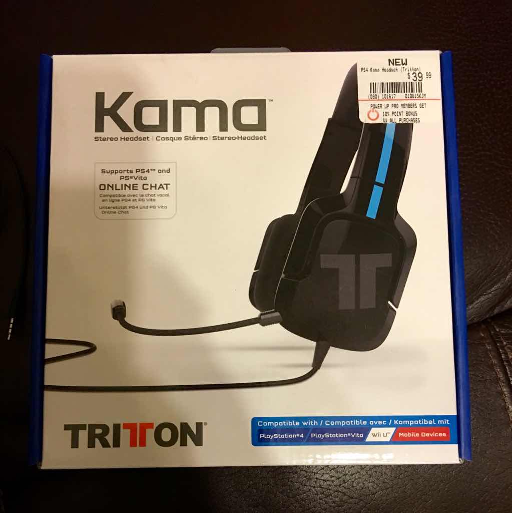 Tritton Kama Headset For Ps4 Ps3 Wii U Headsets Mics Accessories Like New Gameflip