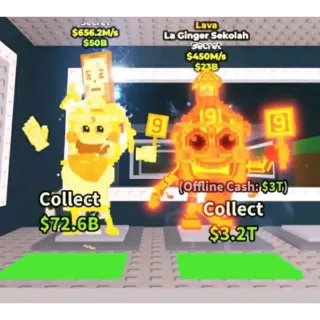 GOLD LA SECRET COMBINASION + LA GINGER SEKOLAH (LAVA)