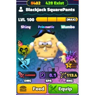 MAX LVL BLACKJACK SW/NC/HS 5 STARS