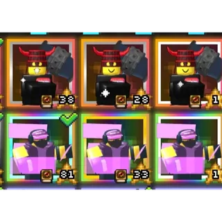3X DoomBringer + 3X Hacker- NOOB TOWER DEFENSE