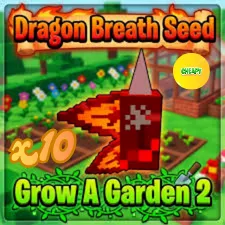GROW A GARDEN 2 - x10 DRAGONS BREATH SEED