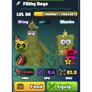 FILTHY BOYS 5 STARS LVL50 NC/SW/PP RANDOM SERIAL #