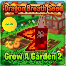 GROW A GARDEN 2 - X5 DRAGON'S BREATH SEED