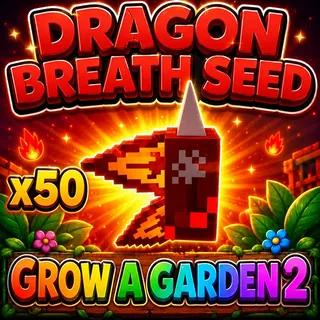 x50 DRAGON BREATH SEED - GROW A GARDEN 2