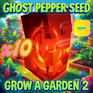 GROW A GARDEN 2 - x10 GHOST PEPPER SEED