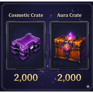 2K COSMETIC CRATE + 2K AURA CRATE - SAILOR PIECE