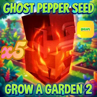 GROW A GARDEN 2 - x5 GHOST PEPPER SEED