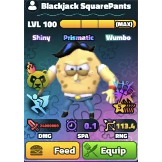LVL 100 BLACKJACK+ SQUAREPANTS