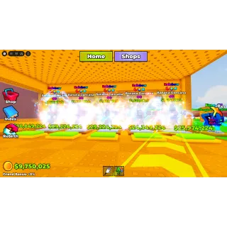 10,000 PCS BANANA DANCA ROBLOX ACCOUNT WITH EMAIL (REBINDABLE) - BREAK A LUCKY BLOCK