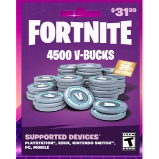 4.500 V-Bucks 