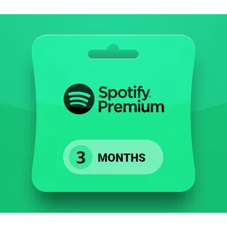 Spotify 3-months Premium - Individual  Subscription (Global)