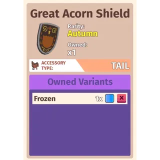 Frozen Autumn Shield