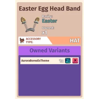 Aurora easter headband- horse life
