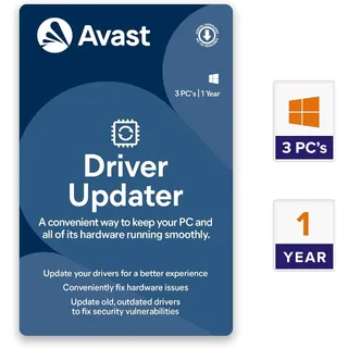 Avast Driver Updater 3 Device, 1 Year -  (Global)