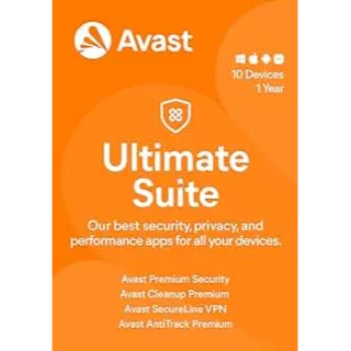 Avast Ultimate 3 Devices, 1 Year - Multi Device (Global)