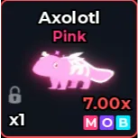 Pink Axolotl Catchy pets